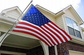 American-flag-house